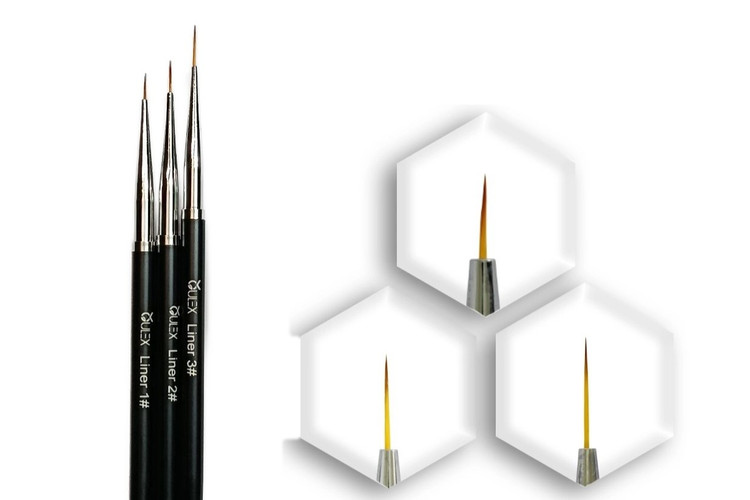 پک قلم طراحی ناخن 3 عددی