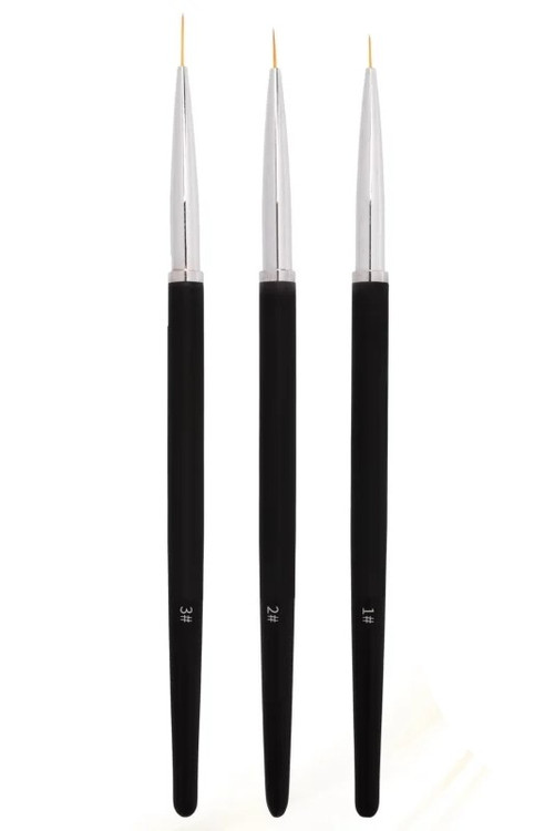 پک 3 عددی قلم طراحی بیوتی دسته مشکی