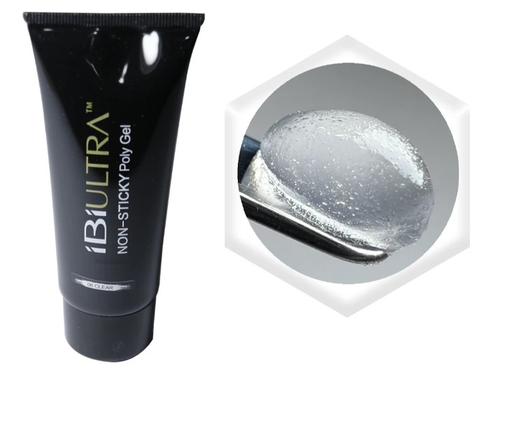 پلی ژل کاشت ناخن کد 6 کلییر 60 گرم آی بی آی