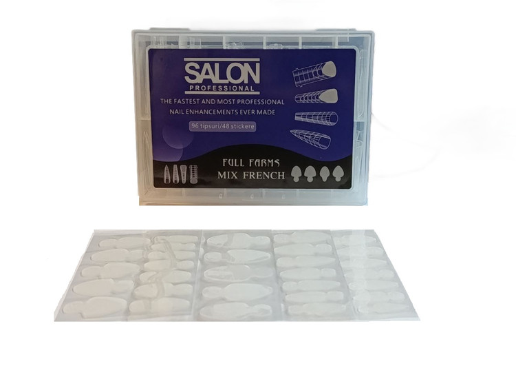 قالب ناخن میکس سالن به همراه اسمایل پیپر