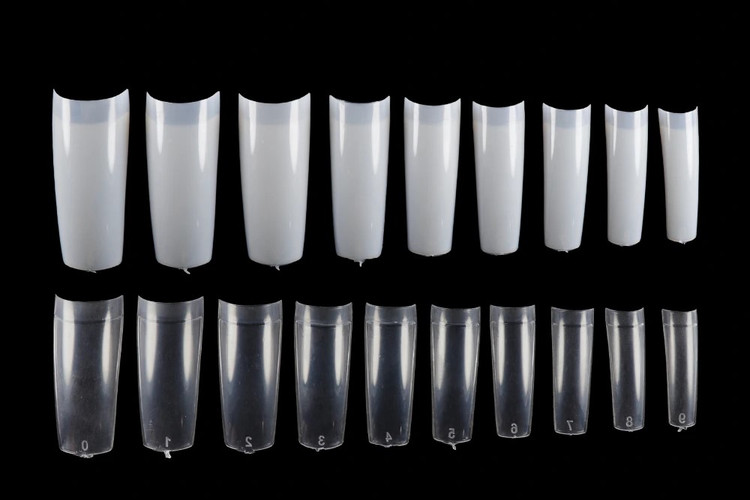 تیپ کاشت ناخن شیشه ای و شیری